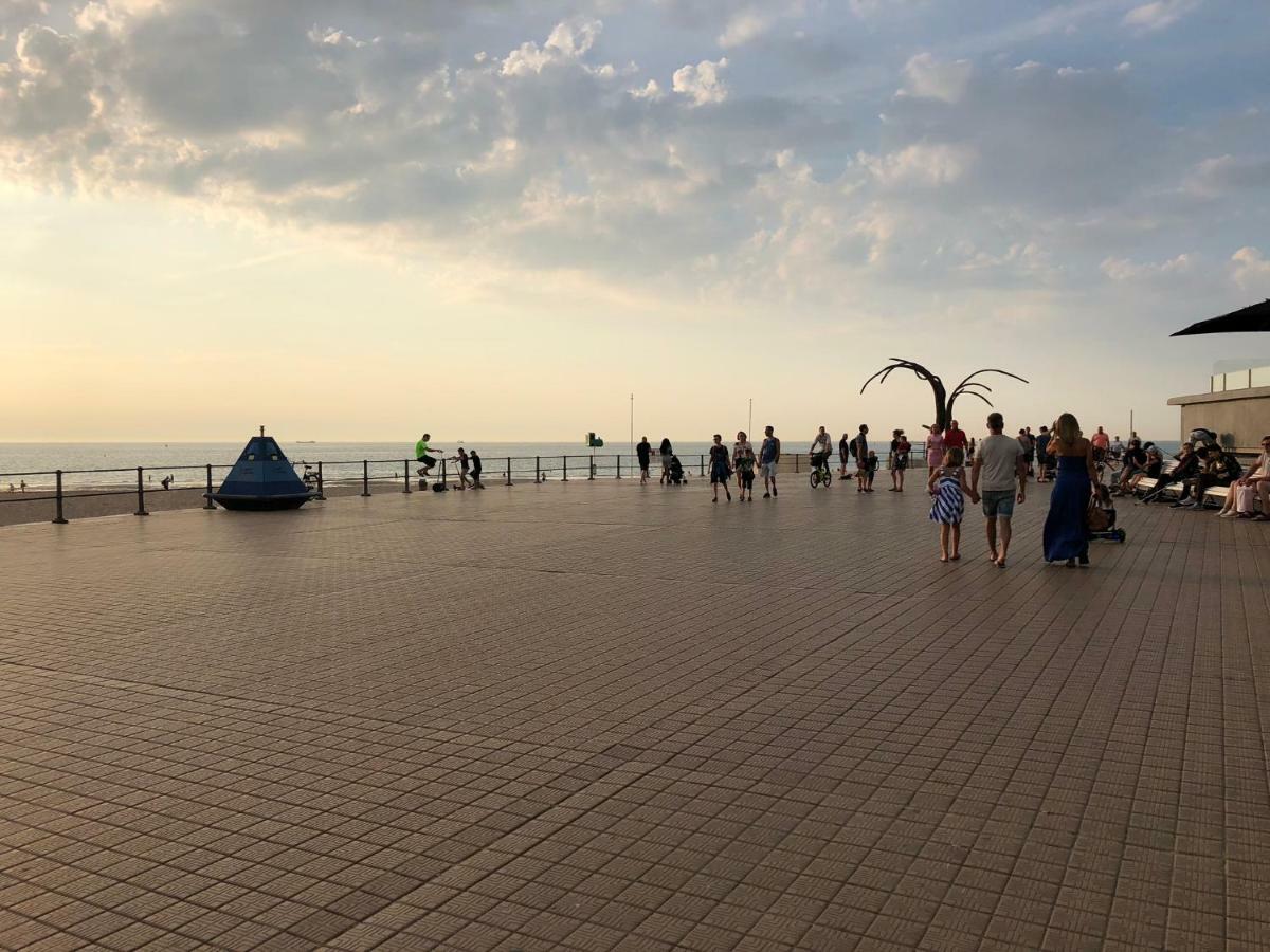 Panoramic View On Beach, Ships, Sea - Place To Be Ostend Exterior photo